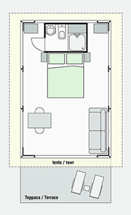 SAFARI LODGE Deluxe Class 24 m2 (basic model)